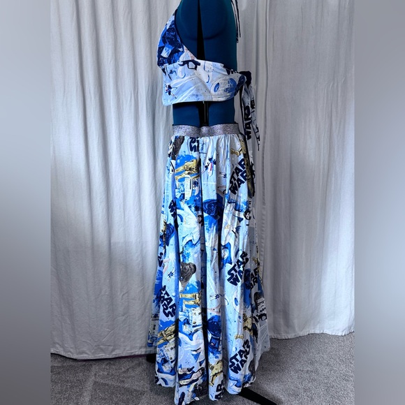 Handmade Star Wars Two-Piece Skirt Bandeau Set fits approximate size 10 - Picture 8 of 16